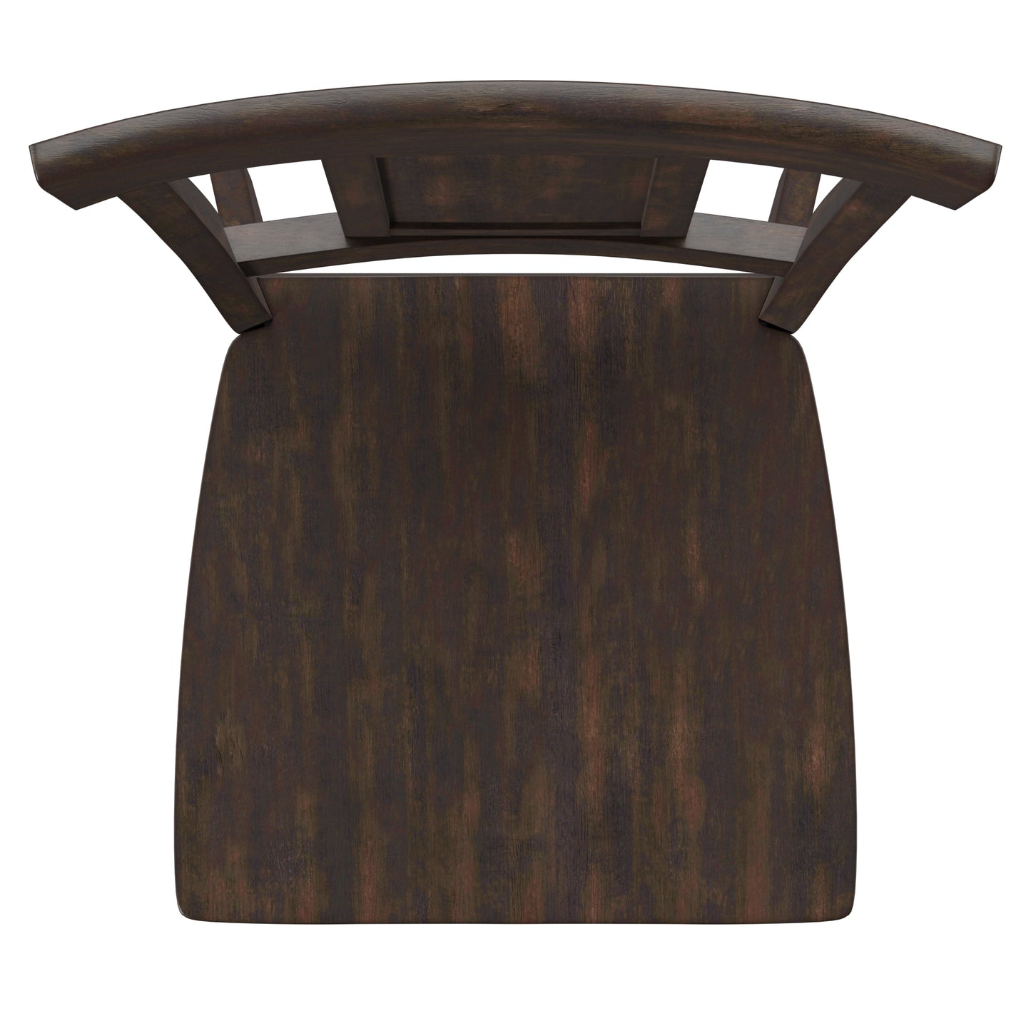 Panel Back Wood Dining Chairs (Set of 2) - Antique Black Finish