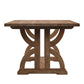 Rectangular Reclaimed Wood Dining Table - Natural Finish