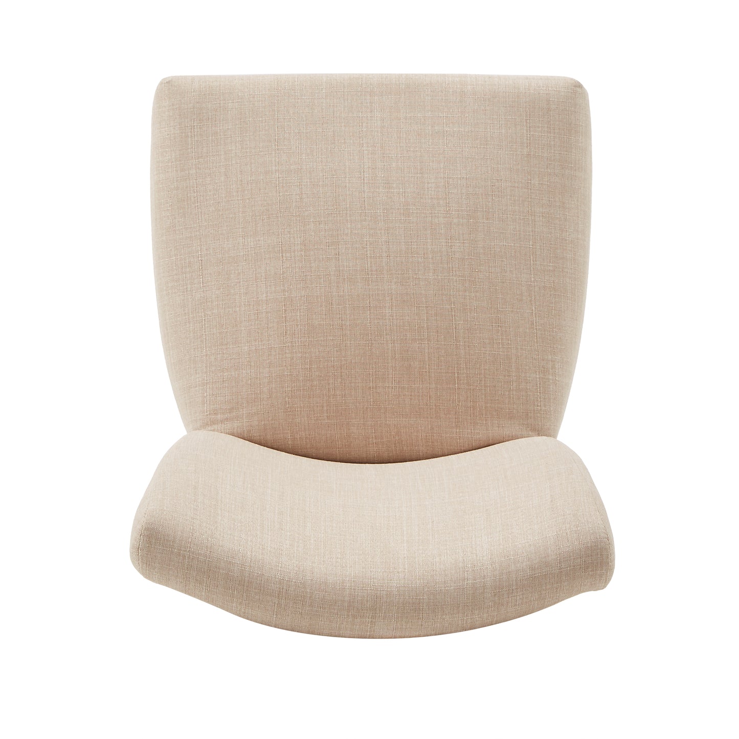 Linen Parsons Dining Chairs (Set of 2) - Espresso Finish, Beige