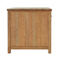 Reclaimed Look Extendable Kitchen Island - Natural Finish, Reclaimed Look Top
