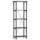 Vintage Industrial Rustic 26-inch Bookcase - Grey Finish
