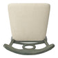 Napoleon Back Counter Height Wood Swivel Chair - Antique Sage Finish