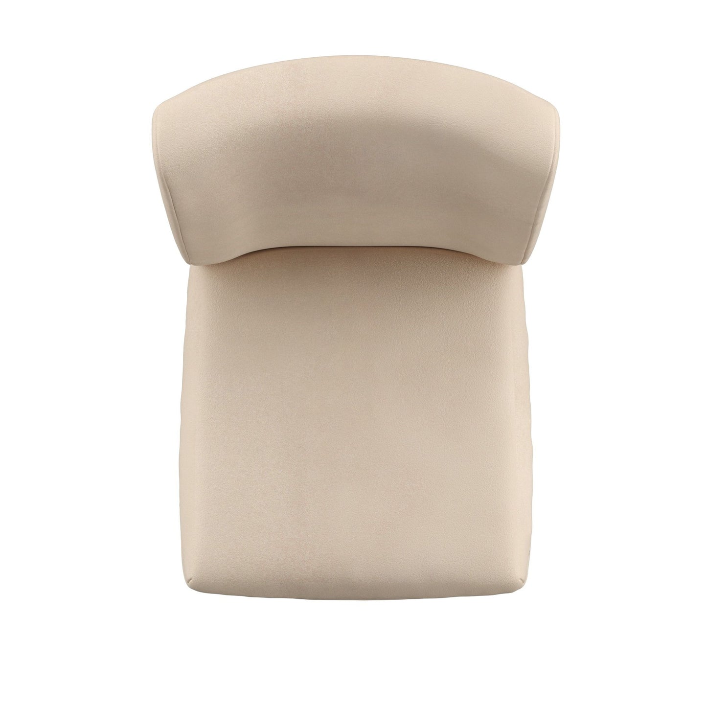 Classic Upholstered High Back Counter Height Chairs (Set of 2) - Cherry Finish, Light Brown Microfiber