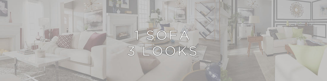 One Sofa, Three Looks