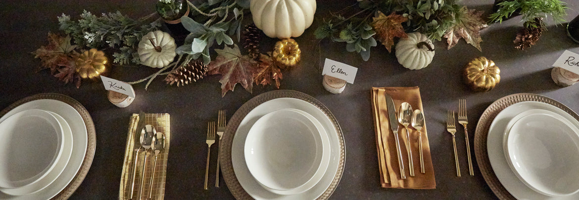 Natural Thanksgiving Tablescape