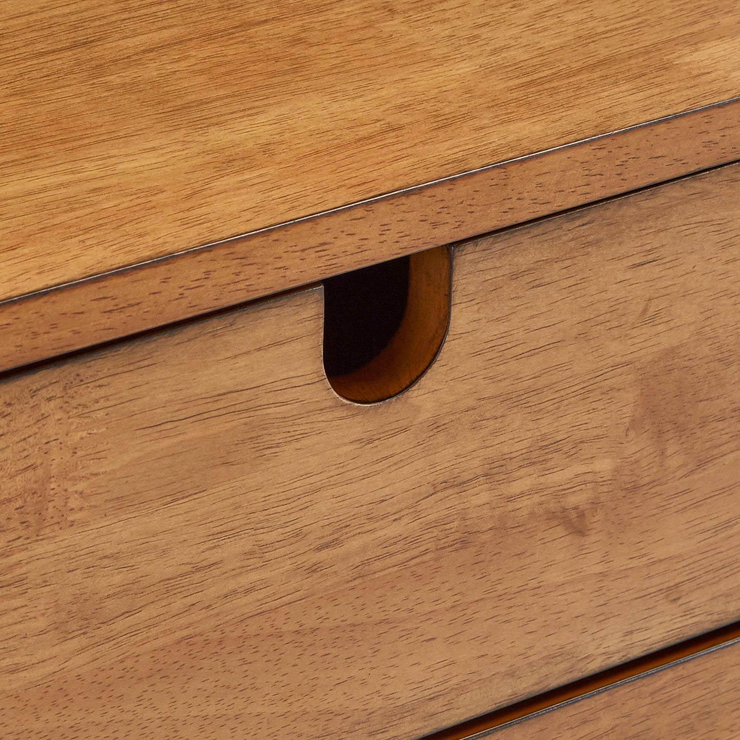 Oak Finish 3-Drawer Dresser
