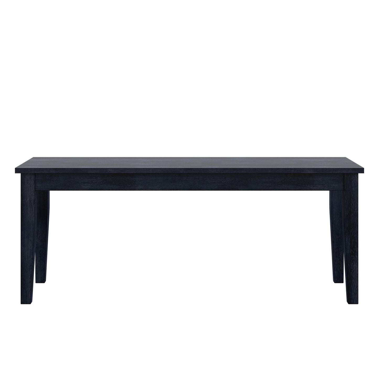 Wood Dining Bench - Antique Denim Finish