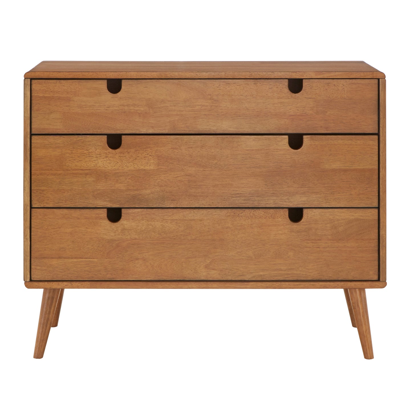 Oak Finish 3-Drawer Dresser