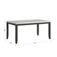 White Faux Marble 64" Dining Table