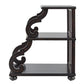 Scroll End Table - Antique Black