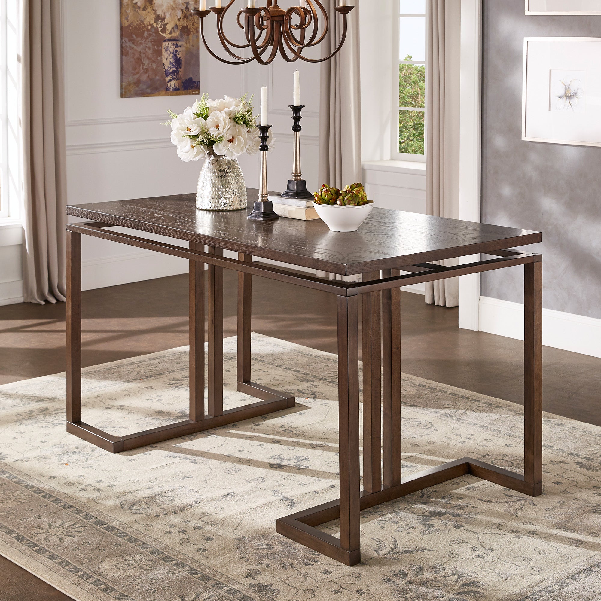 Rectangular Counter Height Dining Table by iNSPIRE Q Classic – iNSPIRE ...