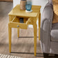1-Drawer Wood Side Table - Yellow
