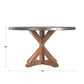Stainless Steel Top Dining Table - Round