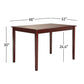 48-inch Rectangular Dining Table - Antique Berry Finish
