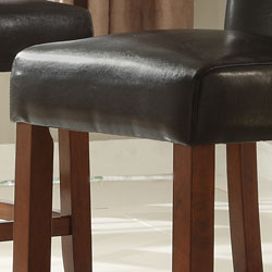 Tufted High Back Counter Height Stools (Set of 2)