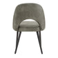 Upholstered Dining Chairs (Set of 2) - Light Gray PU Leather