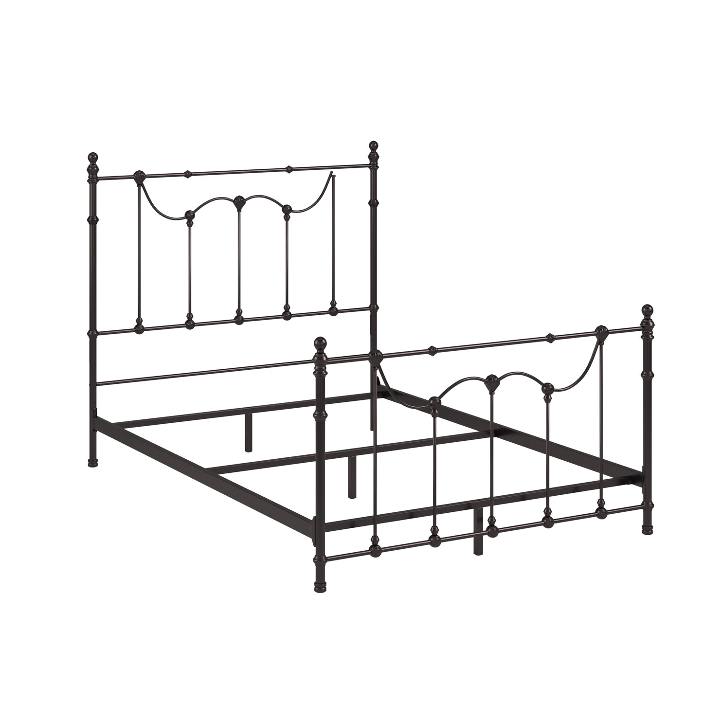 Victorian Iron Metal Bed - Full