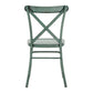 Metal Dining Chairs (Set of 2) - Antique Sage Green