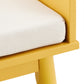 1-Drawer Cushioned Entryway Bench - Banana Yellow