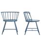 Low Back Windsor Classic Dining Chairs (Set of 2) - Blue Steel