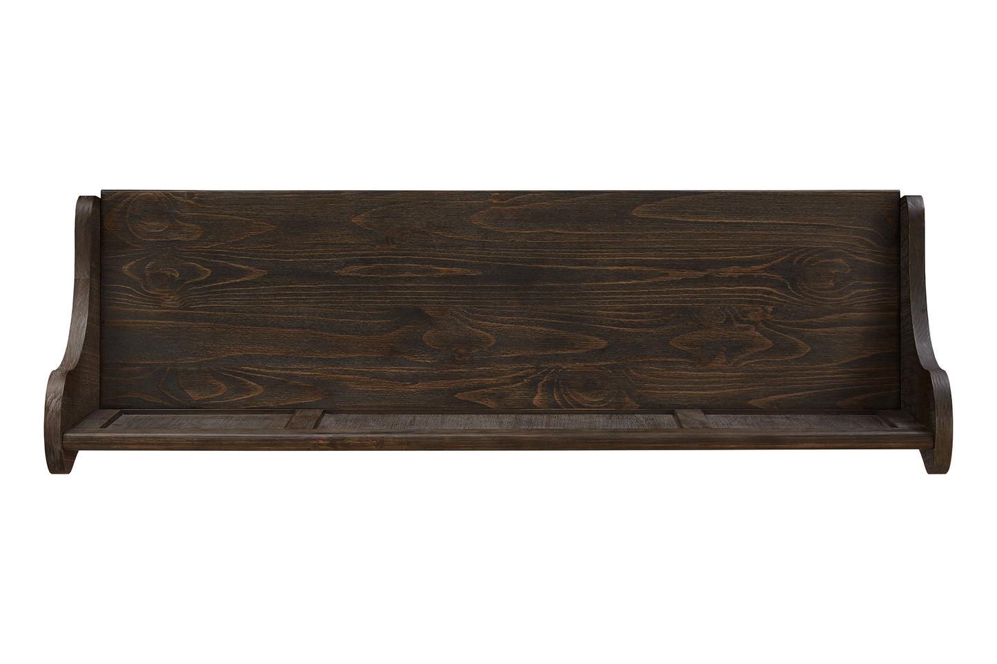 Wood 62-inch Wire Brushed Entryway Dining Bench - Oak Finish