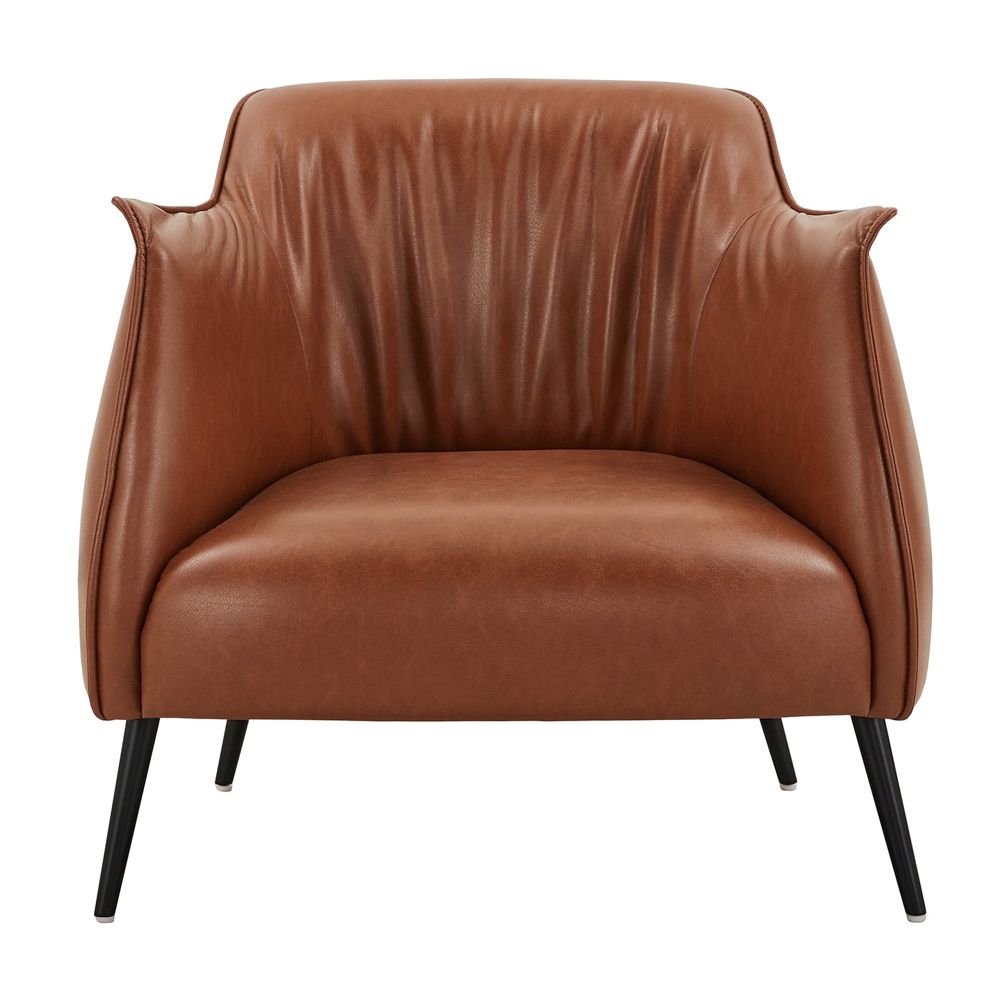 Leather Gel Accent Chair - Brown