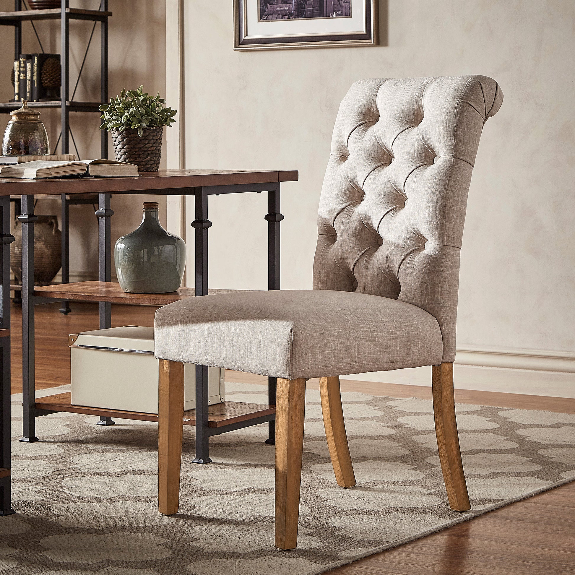 Inspire Q Premium Tufted Rolled Back ...