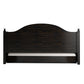 Traditional Paneled Wood Daybed - Antique Black, With Trundle