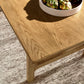 Modern Scandinavian Light Oak Finish 71" Dining Table