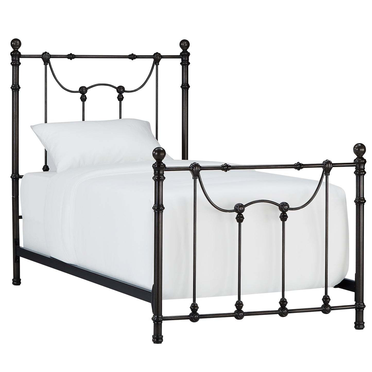 Victorian Iron Metal Twin Bed