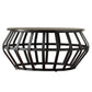 Metal Frame Round Cage Table Set