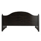 Traditional Paneled Wood Daybed - Antique Black, No Trundle