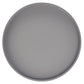 Paint-Dipped Round Tray-Top End Table - Frost Grey
