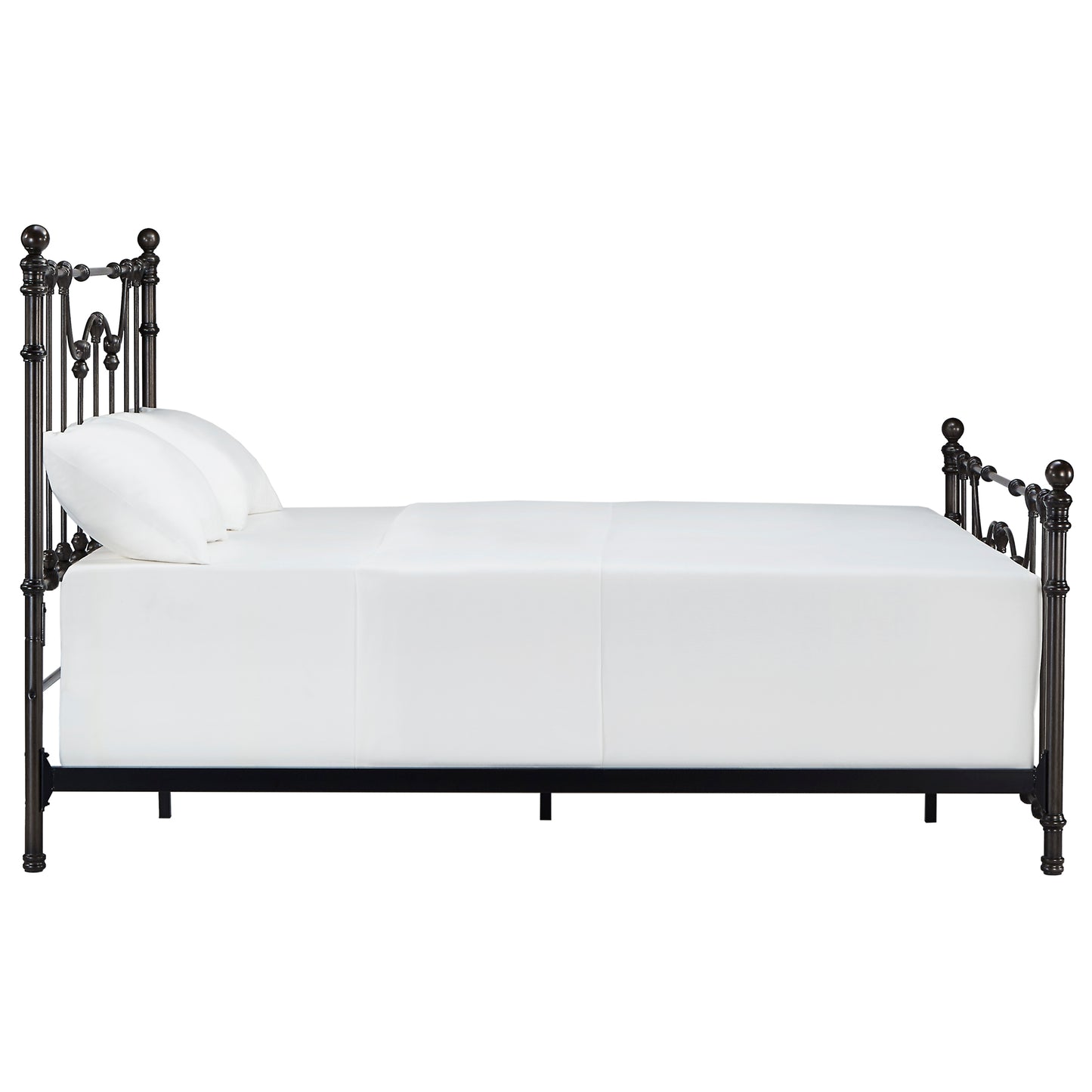 Victorian Iron Metal Bed - King