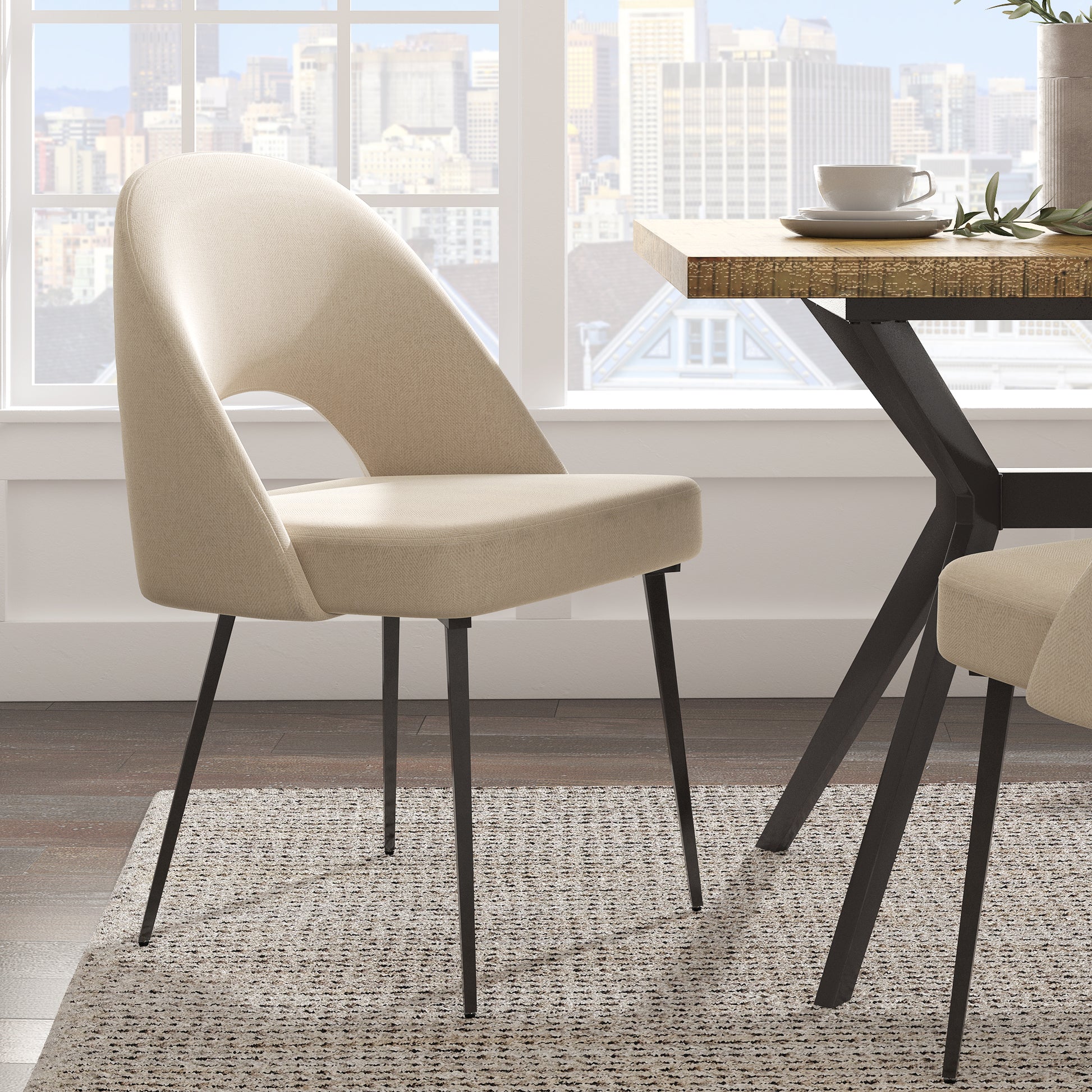 Elijah Dining Chairs At The Brick Elijah Dining Chair With Linen