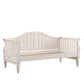 Traditional Wood Slat Daybed - Antique White, No Trundle