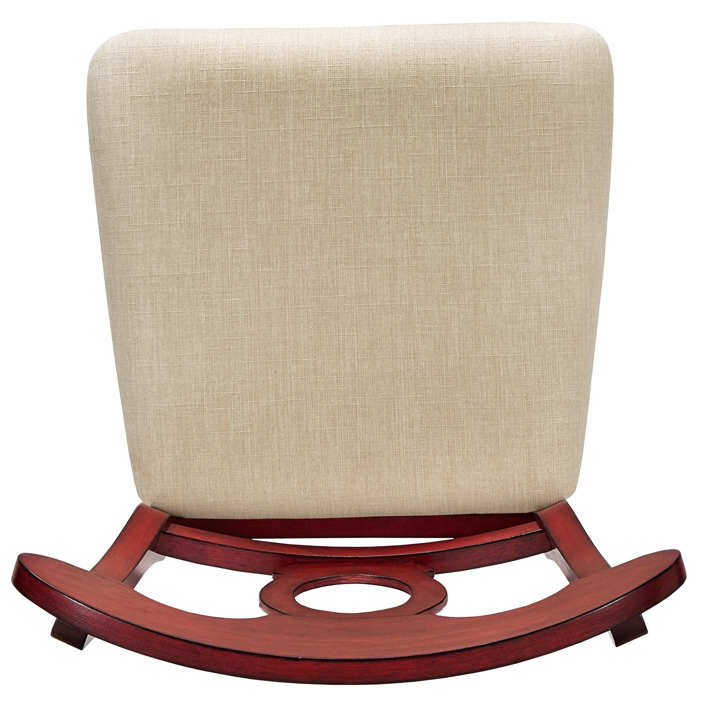 Napoleon Back Counter Height Wood Swivel Chair - Antique Berry Finish