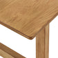 Modern Scandinavian Light Oak Finish 71" Dining Table