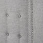Linen Wingback Headboard - Grey Linen, King