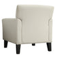 Modern Accent Chair - White Linen