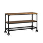 Industrial Modern Rustic TV Stand Console Table