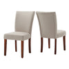 Upholstered Parsons Dining Chairs (Set of 2) - Grey Fabric