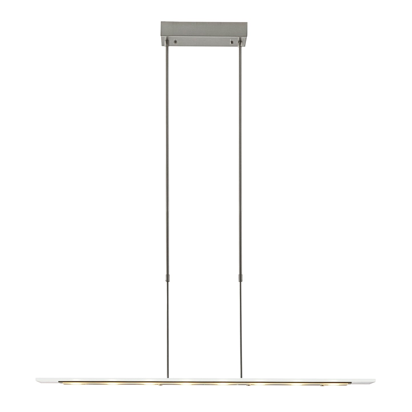 Modern Light Rods LED Pendant - White Finish