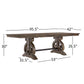 Wood Extendable Dining Set - Dining Table Only