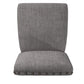 Linen Nailhead Chairs (Set of 2) - Brown Finish, Grey Linen