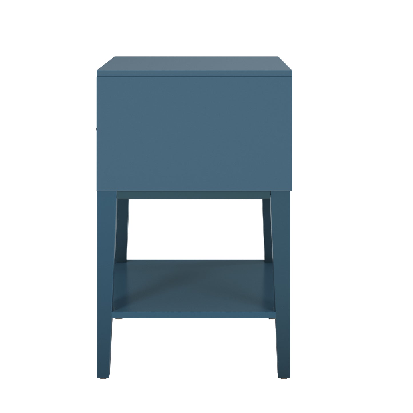 1-Drawer Side Table - Blue Steel