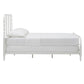 Metal Spool Bed - White, Queen (Queen Size)
