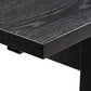 2-Drawer Desk with Power Outlet - Black