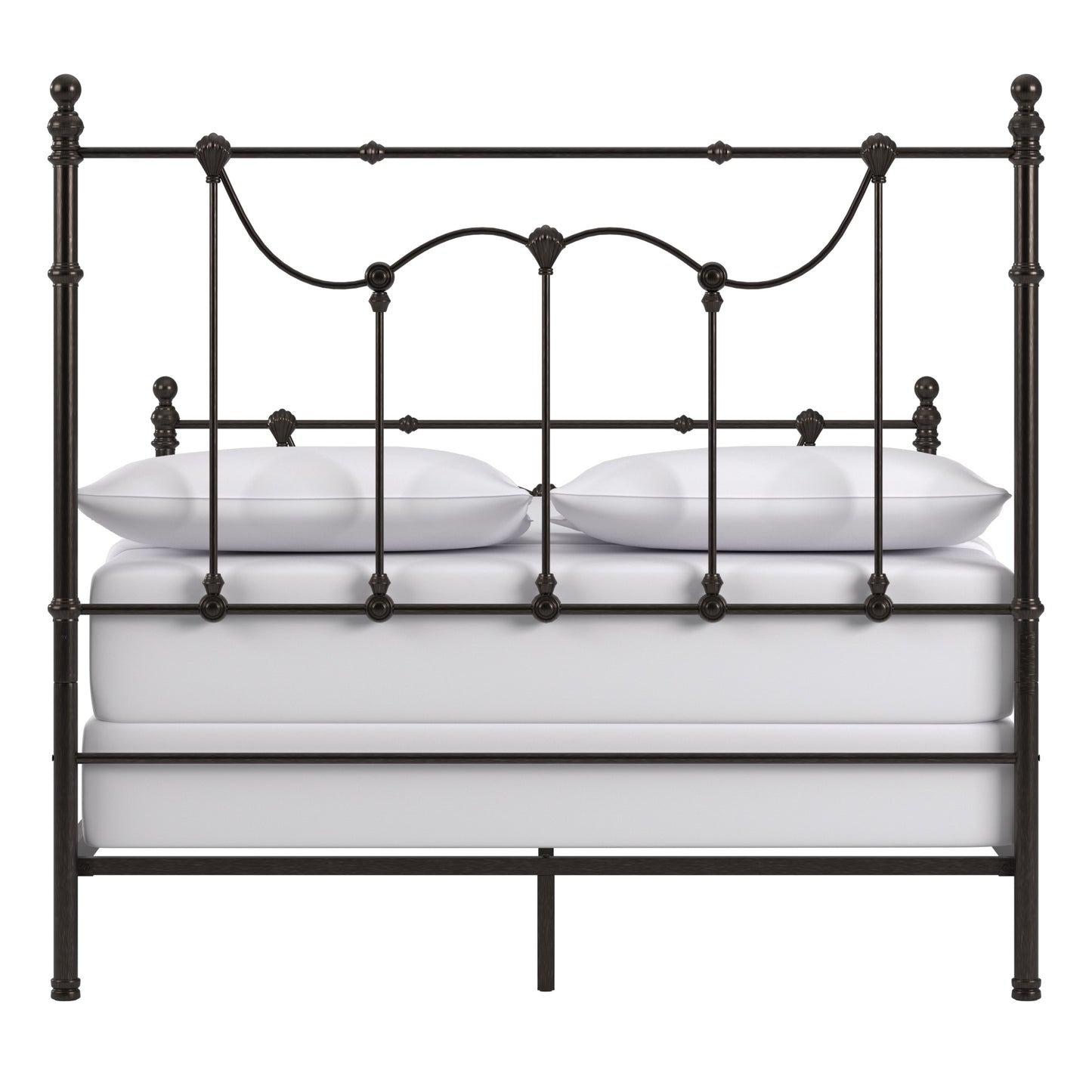 Victorian Iron Metal Bed - Queen