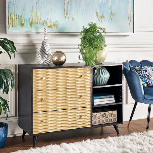 Two-Tone 3-Drawer Accent Chest